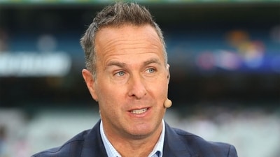 Former England captain Michael Vaughan shot back at his former teammate Kevin Pietersen with some warring words. (Getty) Former England captain Michael Vaughan shot back at his former teammate Kevin Pietersen with some warring words. (Getty)