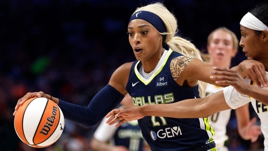 DiJonai Carrington has been traded to the Minnesota Lynx. (Getty Images via AFP)