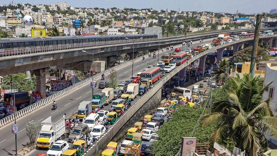Bengaluru doctor has called out the terrible traffic management in the city. (PTI)