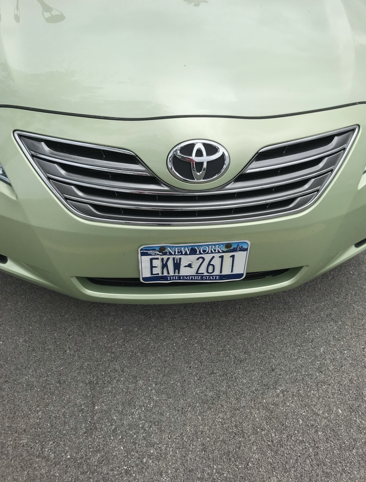 The missing family's light green Toyota Camry with New York license plate EKW2611, last seen during their road trip from Buffalo to Pittsburgh. (Facebook/@Marshall County Sheriff's Office) The missing family's light green Toyota Camry with New York license plate EKW2611, last seen during their road trip from Buffalo to Pittsburgh. (Facebook/@Marshall County Sheriff's Office)