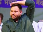 RJD leader Tejashwi Yadav at a function in Patna.