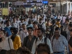 A crowded Ghatkopar station which connects to the metro station (Satish Bate/HT PHOTO) A crowded Ghatkopar station which connects to the metro station (Satish Bate/HT PHOTO)