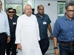 Bihar chief minister Nitish Kumar at the Disaster Management Centre in Sardar Patel Bhawan in Patna, Bihar (HT Photo/Santosh Kumar) Bihar chief minister Nitish Kumar at the Disaster Management Centre in Sardar Patel Bhawan in Patna, Bihar (HT Photo/Santosh Kumar)