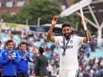 Mohammed Siraj poses after being named the 'player of the match' following India's win in the fifth Test match against England, at The Oval. Mohammed Siraj poses after being named the 'player of the match' following India's win in the fifth Test match against England, at The Oval.