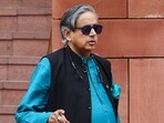 Congress MP Shashi Tharoor at Parliament premises during the ongoing monsoon session, in New Delhi. Congress MP Shashi Tharoor at Parliament premises during the ongoing monsoon session, in New Delhi.