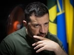 Zelensky also visited the frontline in the Kharkiv region.