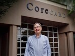 CoreCard CEO Leland Strange at the company’s Norcross, Ga., headquarters.