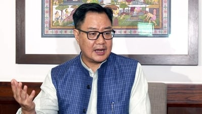 Rijiju said that Rahul had “repeatedly claimed” that China had occupied Indian territory, despite the armed forces, government, and defence ministry stating otherwise. (ANI Grab ) Rijiju said that Rahul had “repeatedly claimed” that China had occupied Indian territory, despite the armed forces, government, and defence ministry stating otherwise. (ANI Grab )