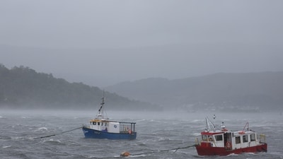 Floris, named by weather authorities, also could hit parts of Northern Ireland, Wales and northern England, the Met Office said. (REUTERS)