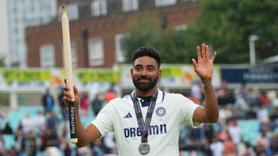 Mohammed Siraj claimed a five-wicket haul to help India register a famous win at the Oval. (AP) Mohammed Siraj claimed a five-wicket haul to help India register a famous win at the Oval. (AP)