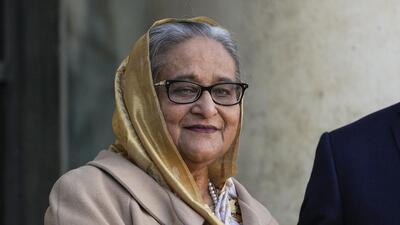 Former Bangladesh Prime Minister Sheikh Hasina. (AP/FILE)