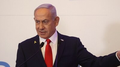 Netanyahu said he was shocked by the images of the two hostages. (AFP) Netanyahu said he was shocked by the images of the two hostages. (AFP)