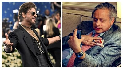 Politician Shashi Tharoor congratulated Shah Rukh Khan on his National Award win, calling him a national treasure. SRK humorously responded, referencing Tharoor's elaborate vocabulary while expressing gratitude for the praise.