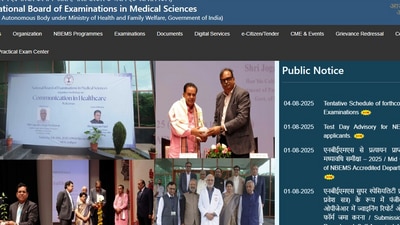 NBEMS has announced the tentative schedule for NEET SS, FMGE and other exams. NBEMS has announced the tentative schedule for NEET SS, FMGE and other exams.