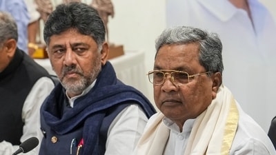 Karnataka Chief Minister Siddaramaiah with Deputy CM and state Congress President D K Shivakumar (PTI) Karnataka Chief Minister Siddaramaiah with Deputy CM and state Congress President D K Shivakumar (PTI)
