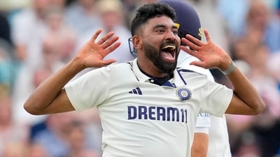 Mohammed Siraj is the leading wicket-taker in the Anderson-Tendulkar Trophy. (PTI)