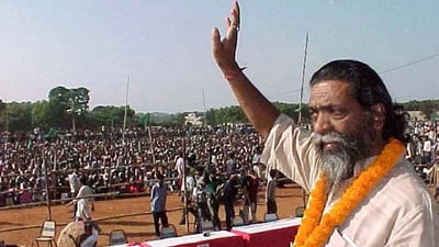 Jharkhand Mukti Morcha leader Shibu Soren passed away at a hospital in Delhi on August 4. (PTI) Jharkhand Mukti Morcha leader Shibu Soren passed away at a hospital in Delhi on August 4. (PTI)
