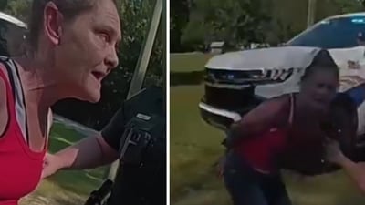 South Carolina deputy collapses due to fentanyl exposure while searching woman's car, shocking video surfaces (X) South Carolina deputy collapses due to fentanyl exposure while searching woman's car, shocking video surfaces (X)