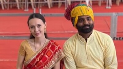 A heartwarming clip revealed why an Indian man won his Russian wife’s heart. (Instagram/ ksyu.chawra) A heartwarming clip revealed why an Indian man won his Russian wife’s heart. (Instagram/ ksyu.chawra)