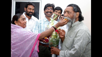 Shibu Soren’s political biography is synonymous with the history of the rise of the Jharkhandi identity and the Jharkhand state. (ANI Photo) Shibu Soren’s political biography is synonymous with the history of the rise of the Jharkhandi identity and the Jharkhand state. (ANI Photo)
