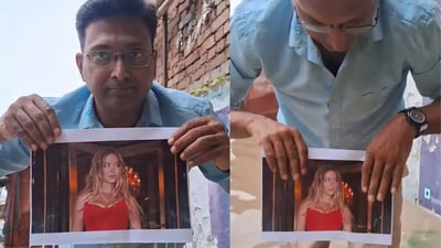 Sydney Sweeney’s photo got a ‘digital snan’ in Prayagraj. (@digis414/Instagram) Sydney Sweeney’s photo got a ‘digital snan’ in Prayagraj. (@digis414/Instagram)