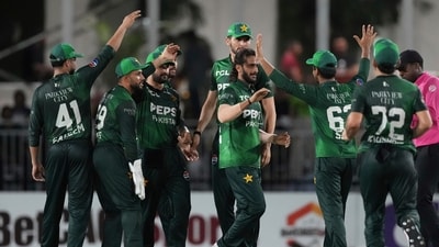 Pakistan defeat West Indies in the 3rd T20I. (AP) Pakistan defeat West Indies in the 3rd T20I. (AP)