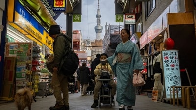 A street in Japan amid growing online buzz over a manga prophecy predicting disaster. (File Photo/AFP)