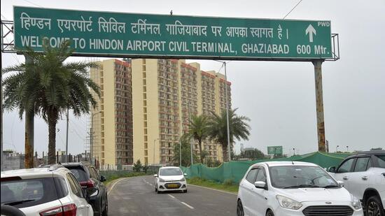 Hindon Airport caters to about 25 cities and handles around 50 flights daily, AAI officials said. (Sakib Ali/HT Photo)