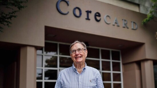 CoreCard CEO Leland Strange at the company’s Norcross, Ga., headquarters.