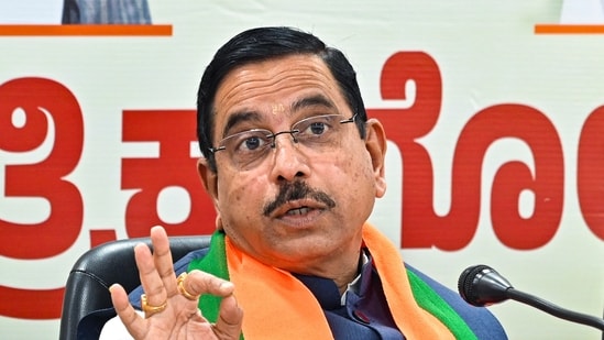 Union minister Pralhad Joshi. (PTI)