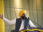 Chief minister Bhagwant Mann addressing the a meeting "Yudh Nashian Virudh" campaign in Ludhiana on Monday. (HT) Chief minister Bhagwant Mann addressing the a meeting "Yudh Nashian Virudh" campaign in Ludhiana on Monday. (HT)