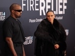 File photo of Kanye West and Bianca Censori at the red carpet during the 67th Annual Grammy Awards.