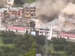 Video circulating on X shows the moment the flash flood in Dharali hit. People in the area are seen running away, trying to escape the flash floods Video circulating on X shows the moment the flash flood in Dharali hit. People in the area are seen running away, trying to escape the flash floods