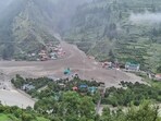 Scary visuals of the cloudburst-triggered flash floods emerged on social media, showing several buildings being swept away. Scary visuals of the cloudburst-triggered flash floods emerged on social media, showing several buildings being swept away.