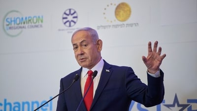 "Netanyahu wants the Israeli army to conquer the entire Gaza Strip," said a report on public broadcaster Kan. (AP) "Netanyahu wants the Israeli army to conquer the entire Gaza Strip," said a report on public broadcaster Kan. (AP)