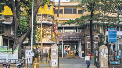 KEM Hospital, Parel in Mumbai. (HT Photo) KEM Hospital, Parel in Mumbai. (HT Photo)