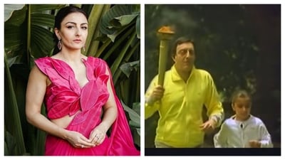 Soha Ali Khan reminisced about running with her father, Mansoor Ali Khan Pataudi, during the 1987 Olympic torch relay.
