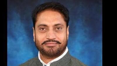 Mohali mayor Amarjit Singh Sidhu (HT File)