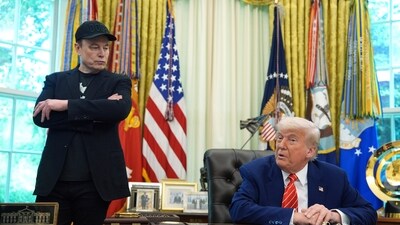 President Donald Trump, right, speaks during a news conference with Elon Musk in the Oval Office of the White House, (AP) President Donald Trump, right, speaks during a news conference with Elon Musk in the Oval Office of the White House, (AP)