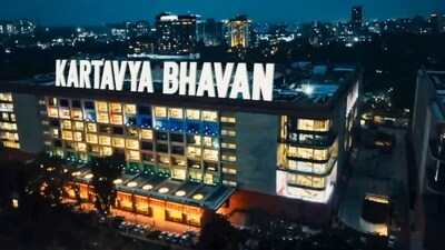 The Kartavya Bhavan-03 is the first of several upcoming Common Central Secretariat buildings under the government's Central Vista redevelopment project. (PTI) The Kartavya Bhavan-03 is the first of several upcoming Common Central Secretariat buildings under the government's Central Vista redevelopment project. (PTI)