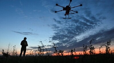 FILE PHOTO: Ukrainian servicemen launches a Vampire combat drone before flying over positions of Russian troops in Zaporizhzhia region (Reuters) FILE PHOTO: Ukrainian servicemen launches a Vampire combat drone before flying over positions of Russian troops in Zaporizhzhia region (Reuters)