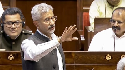 Union External Affairs Minister S Jaishankar (Sansad TV) Union External Affairs Minister S Jaishankar (Sansad TV)