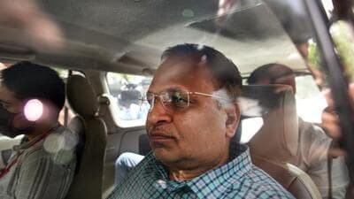 Satyendar Jain is also facing an Anti-Corruption Bureau (ACB) probe over an alleged ₹7 crore bribe from a company tasked with installing CCTV cameras in Delhi. Satyendar Jain is also facing an Anti-Corruption Bureau (ACB) probe over an alleged ₹7 crore bribe from a company tasked with installing CCTV cameras in Delhi.