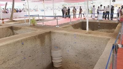 The findings at the 100-acre site located in Keeladi, a village 12 km distance from Madurai in Tamil Nadu are not only exceptional but also compelling in terms of evidence that can offer rare insights about the flourishing urban civilisation from the south (PTI) The findings at the 100-acre site located in Keeladi, a village 12 km distance from Madurai in Tamil Nadu are not only exceptional but also compelling in terms of evidence that can offer rare insights about the flourishing urban civilisation from the south (PTI)