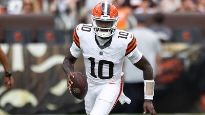 QB Tyler Huntley is joining the Cleveland Browns. (AP) QB Tyler Huntley is joining the Cleveland Browns. (AP)