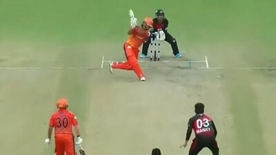 The high-scoring action continued in the second season of the Delhi Premier League (DPL) (Screengrab - FanCode)