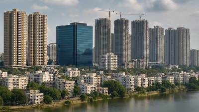 In Hyderabad, ₹1 crore buys just 480 sq ft in Jubilee Hills or up to 1,448 sq ft in Isnapur, according to CRE Matrix (Representational Image) (ChatGPT) In Hyderabad, ₹1 crore buys just 480 sq ft in Jubilee Hills or up to 1,448 sq ft in Isnapur, according to CRE Matrix (Representational Image) (ChatGPT)