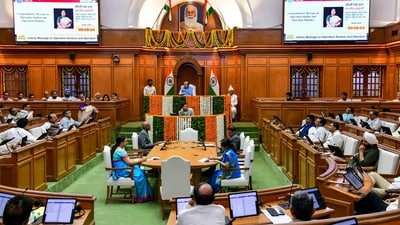 All Delhi legislators reportedly underwent training last month to familiarise themselves with the digital interface. (PTI) All Delhi legislators reportedly underwent training last month to familiarise themselves with the digital interface. (PTI)