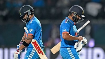Virat Kohli, left, and Rohit Sharma no longer have the long rope (AFP) Virat Kohli, left, and Rohit Sharma no longer have the long rope (AFP)