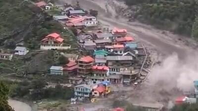 Rescue teams from the local police, SDRF, Army, and fire services, have reached the site, engaging in search and rescue operations. (X/@PTI_News) Rescue teams from the local police, SDRF, Army, and fire services, have reached the site, engaging in search and rescue operations. (X/@PTI_News)